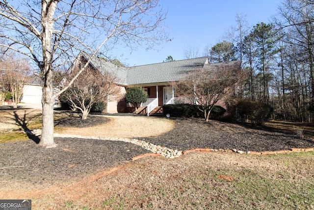 view of ranch-style house