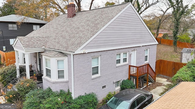 view of rear view of house