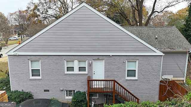 view of rear view of house