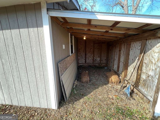 view of side of property