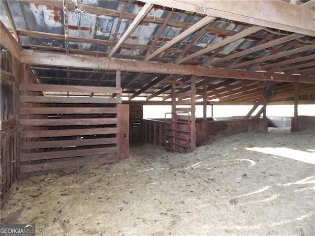 view of stable