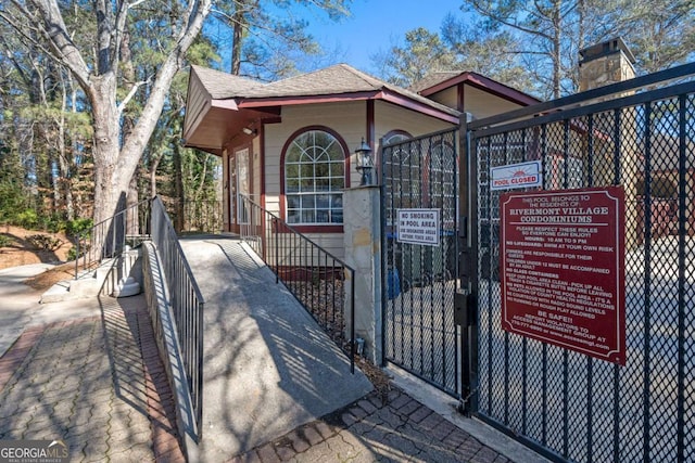 view of gate