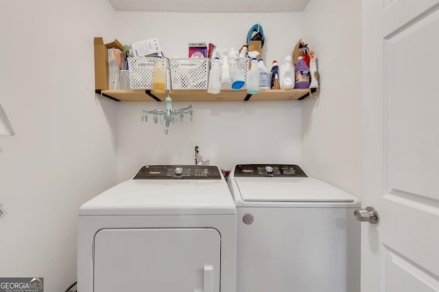 5833 Westerling Pl, Powder Springs, GA 30127 - washroom with separate washer and dryer