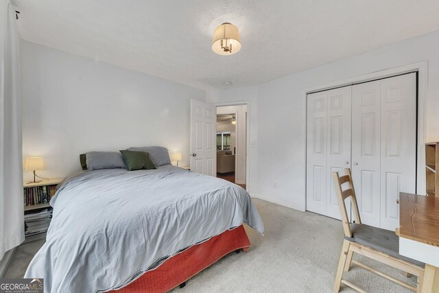 5833 Westerling Pl, Powder Springs, GA 30127 - bedroom featuring carpet and a closet