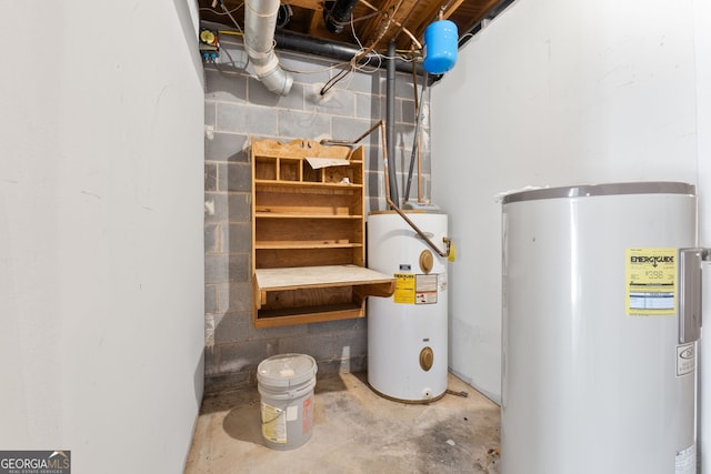 utilities with electric water heater