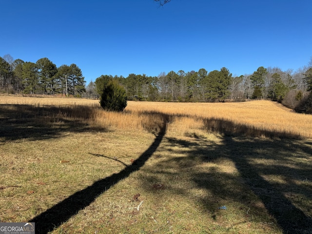 view of nature featuring a rural view