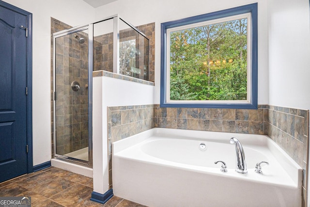 2753 Jubilee Ter, Bethlehem, GA 30620 - full bathroom with a bath and a shower stall