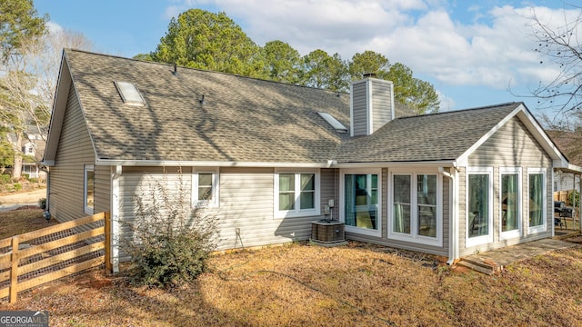 view of rear view of house