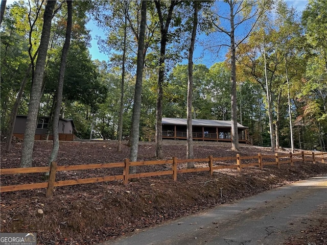 view of front of home