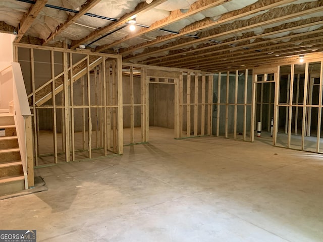 7406 Grand Reunion Dr, Hoschton, GA 30548 - view of unfinished below grade area