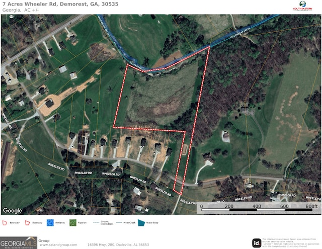 7ACRES Wheeler Rd, Demorest GA, 30535 land for sale