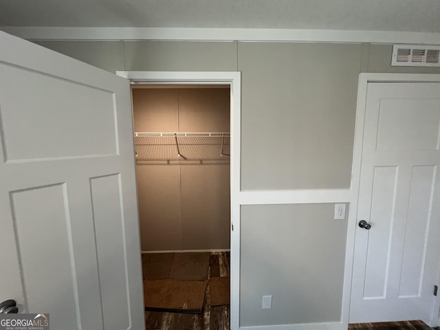 view of closet