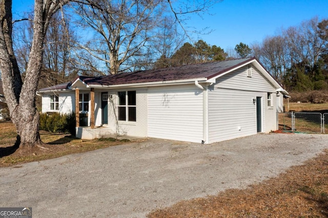 view of front of house