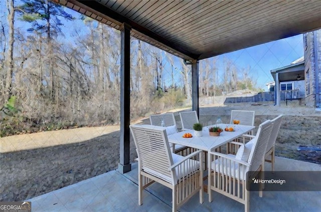 view of patio / terrace