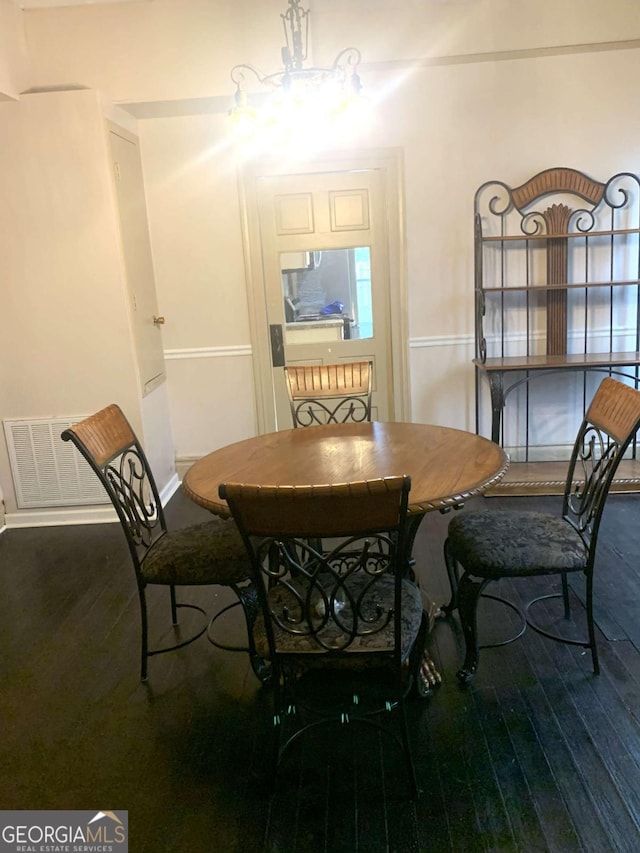 1102 Phillips St, Augusta, GA 30901 - dining space with hardwood / wood-style flooring