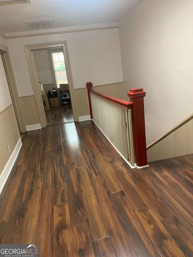 1102 Phillips St, Augusta, GA 30901 - hallway with dark hardwood / wood-style flooring