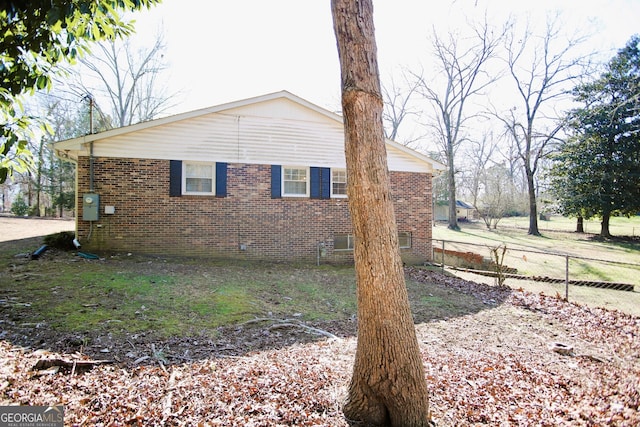 view of side of property