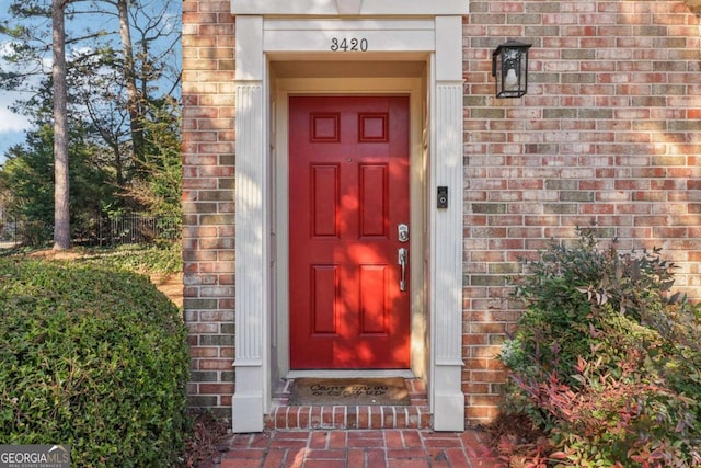 view of entrance to property