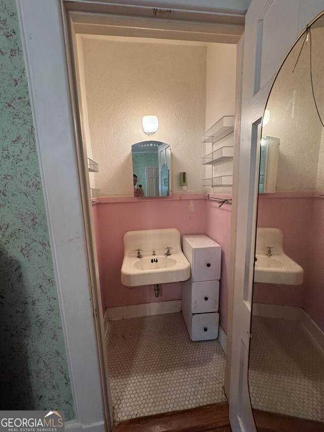 bathroom with a sink