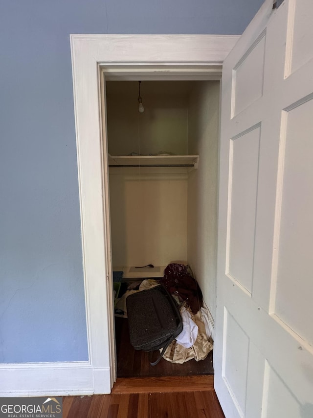 view of closet