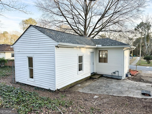 exterior space with a patio