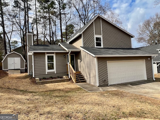 view of front of home