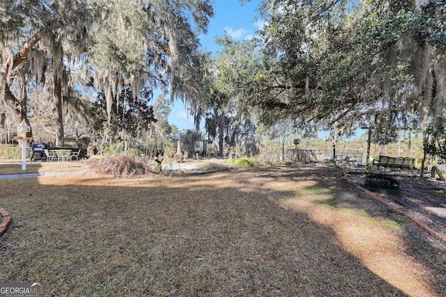 64 Lake No No Rd, Midway, GA 31320 - view of yard