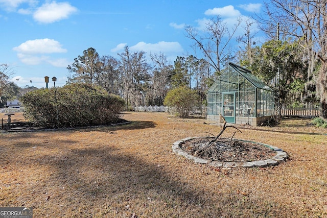 64 Lake No No Rd, Midway, GA 31320 - view of yard featuring an outbuilding