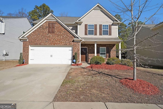 view of front of house featuring covered porch