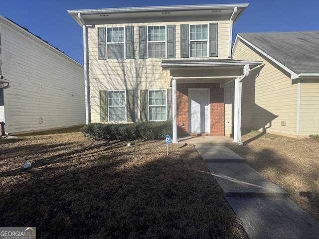 view of front of property