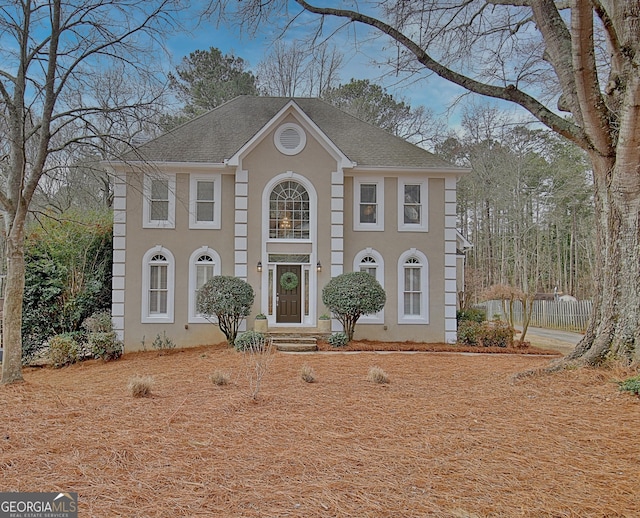 view of colonial inspired home