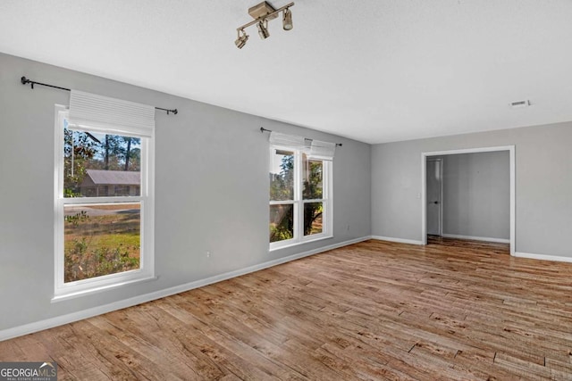 interior space featuring light wood-type flooring