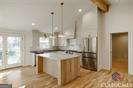 kitchen with a kitchen island