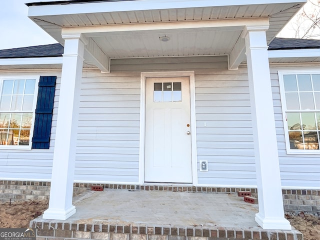 view of entrance to property