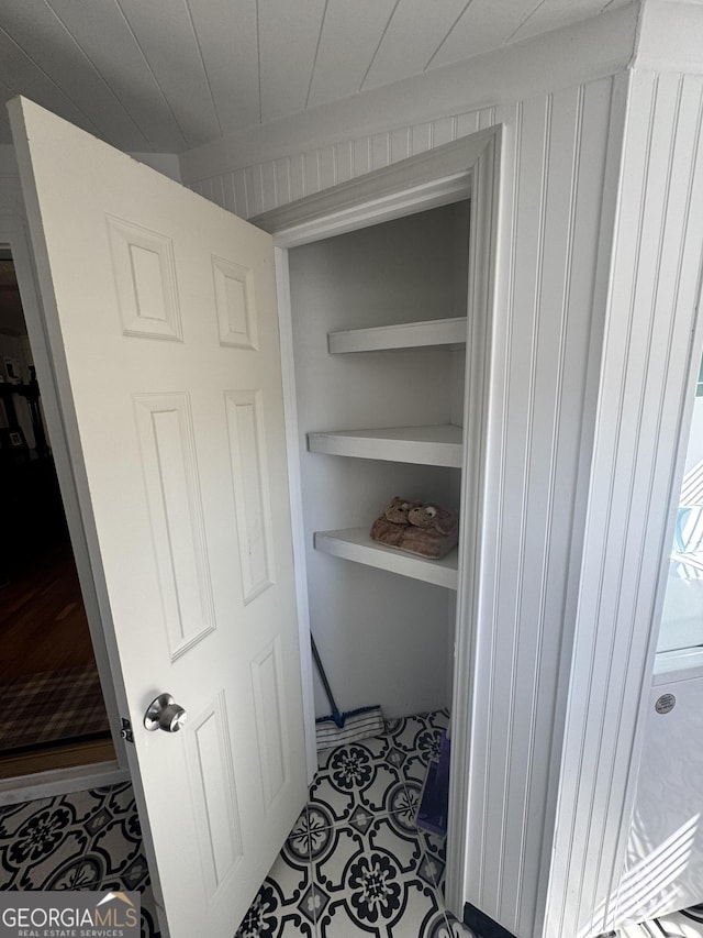 view of closet