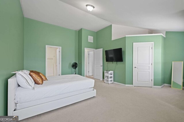 2657 Avanti Way, Decatur, GA 30035 - carpeted bedroom with vaulted ceiling