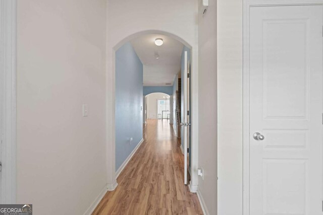 2657 Avanti Way, Decatur, GA 30035 - hall with light hardwood / wood-style floors