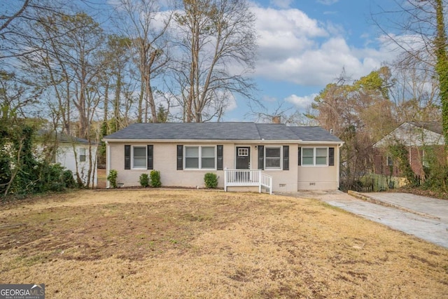 3234 Bluebird Ln, Decatur, GA 30032 - ranch-style home featuring a front yard