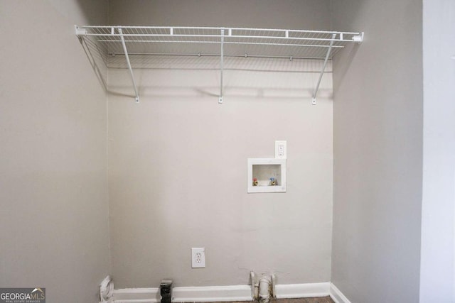 3234 Bluebird Ln, Decatur, GA 30032 - washroom with electric dryer hookup and hookup for a washing machine