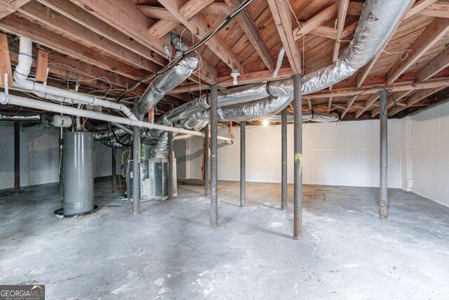 3234 Bluebird Ln, Decatur, GA 30032 - basement featuring gas water heater