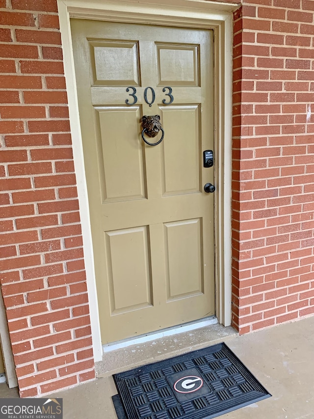 view of entrance to property