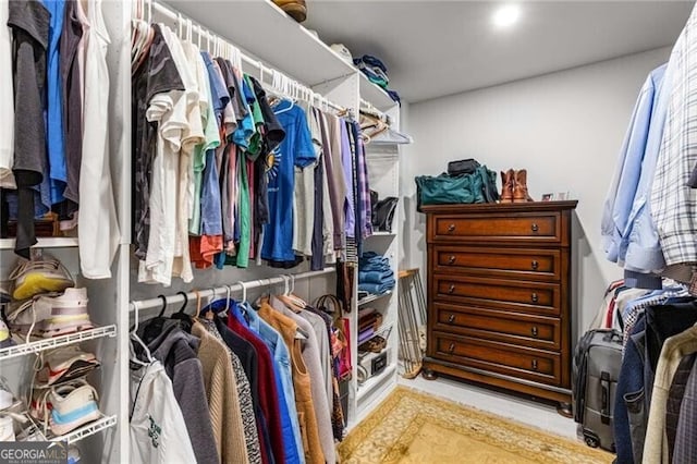 view of spacious closet