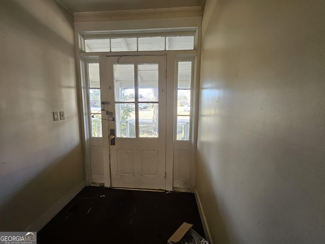 view of doorway to outside