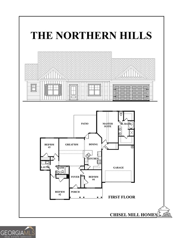 25 Patterson Dr, Franklin, GA 30217 - room layout