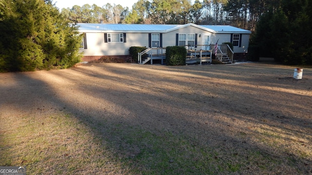 view of manufactured / mobile home