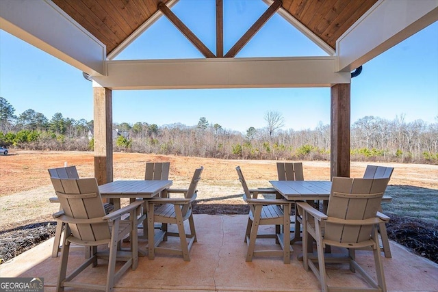 view of patio