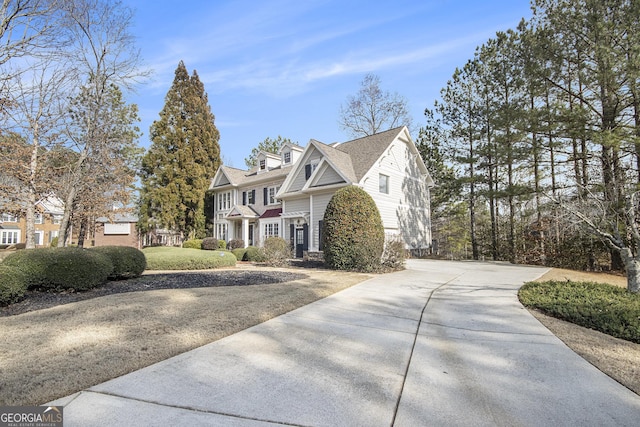 view of front of home