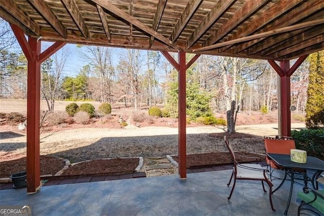 view of patio