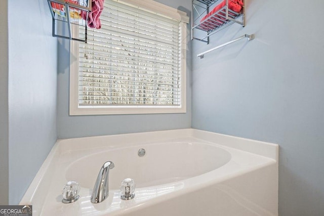 bathroom with a bathtub