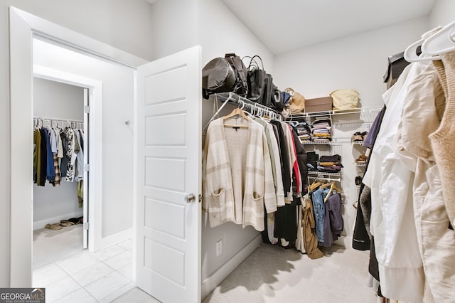 view of spacious closet